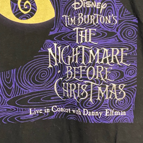 Tim Burton’s The Nightmare Before Christmas Live Danny Elfman T-Shirt Men’s L - Picture 4 of 6